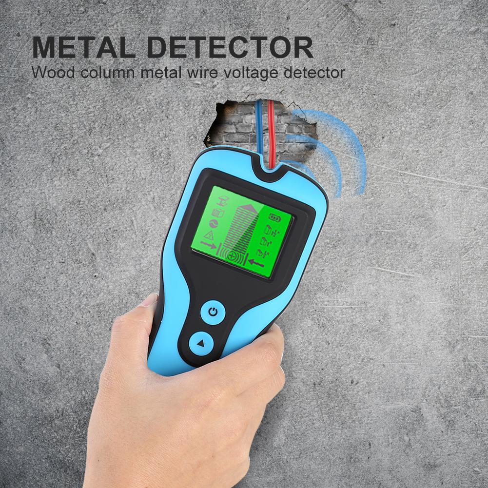 5 in 1 / 3 in 1 Electric Metal Wall Detector LCD Backlight Wall Finder Scanner Handheld Wood AC Wire Cable Metal Detection Meter