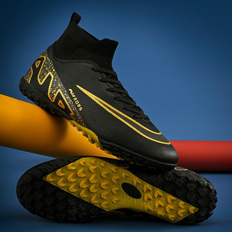 

2024 новая детская футбольная обувь длинные шипы мужская и женская взрослая студенческая тренировочная обувь настоящая спортивная футбольная обувь мужская обувь 37