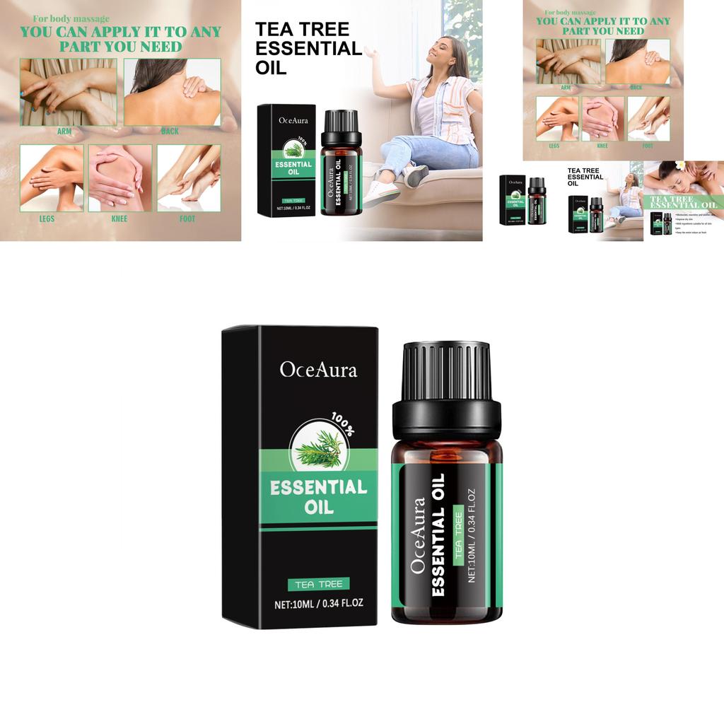Oceaura Tea Tree Essential Oil For Silky Smooth Skin With Refreshing Aroma And Muscle Relaxation