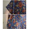 Dimanaf New 2025 Women Plus Size Floral Summer Dress Basic Casual Short Sleeve Dress Loose Vintage Beach Dress