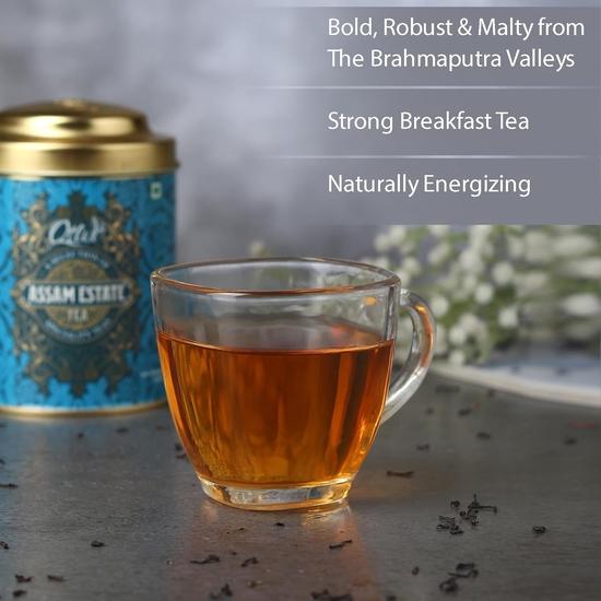 Otler Premium Herbata Czarna Assam | Świeże Liście Chai Patti -200g | Mocna, Słodowa i Aromatyczna | Autentyczna Herbata z Indyjskich Plantacji (200 gramów (100g x 2))