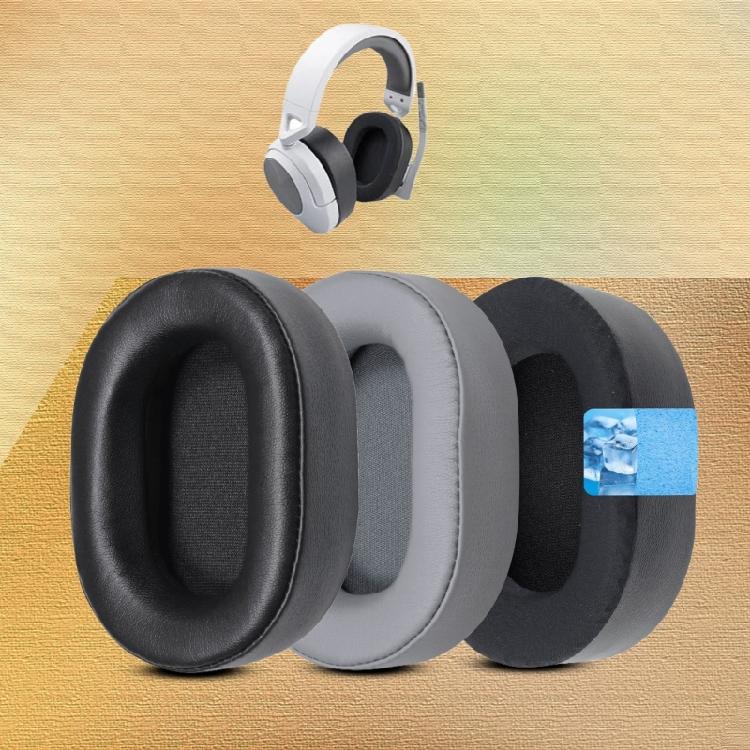 Headphone Ear Pad Memory Foam Ear Cushions Enhances Acoustics Seal Sweatproof for HS65/HS55 Gaming Headphones Earpads