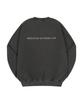 Garment-Dyed Oversized Sweatshirt Pigment (Brushed) Charcoal