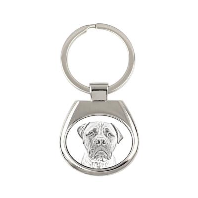 Bullmastiff - Keychain with a Dog, Keychain with a Print, Personalized Pendant from the Brand