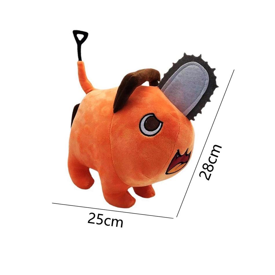 40cm Anime Chainsaw Man Pochita Creative Dolls Plush Toy Cartoon Pochita Orange Dog Pillow Stuffed Soft Toy for Children Gifts