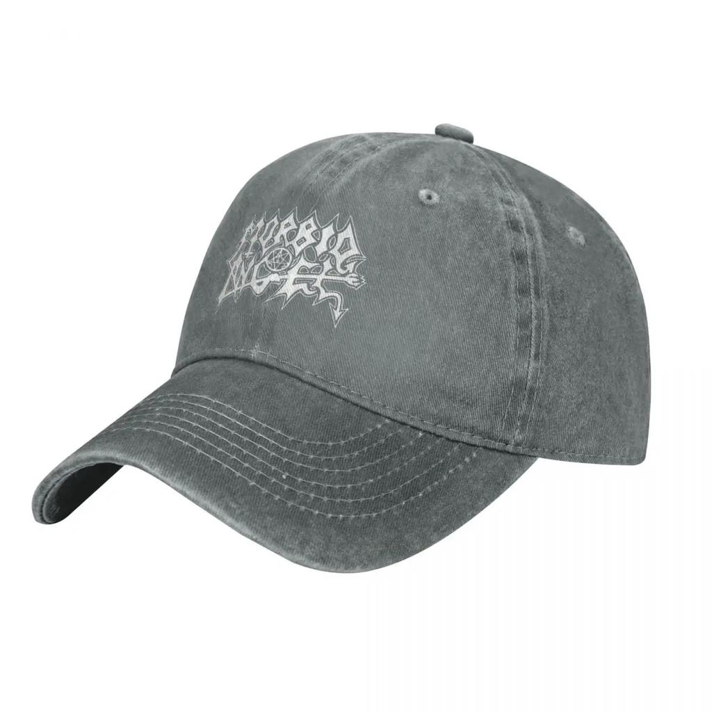 Morbid Angel Baseball Cap Popular Logo Fitted Male Washed Trucker Hat Dropshipping Design Tennis Baseball Caps Birthday Present
