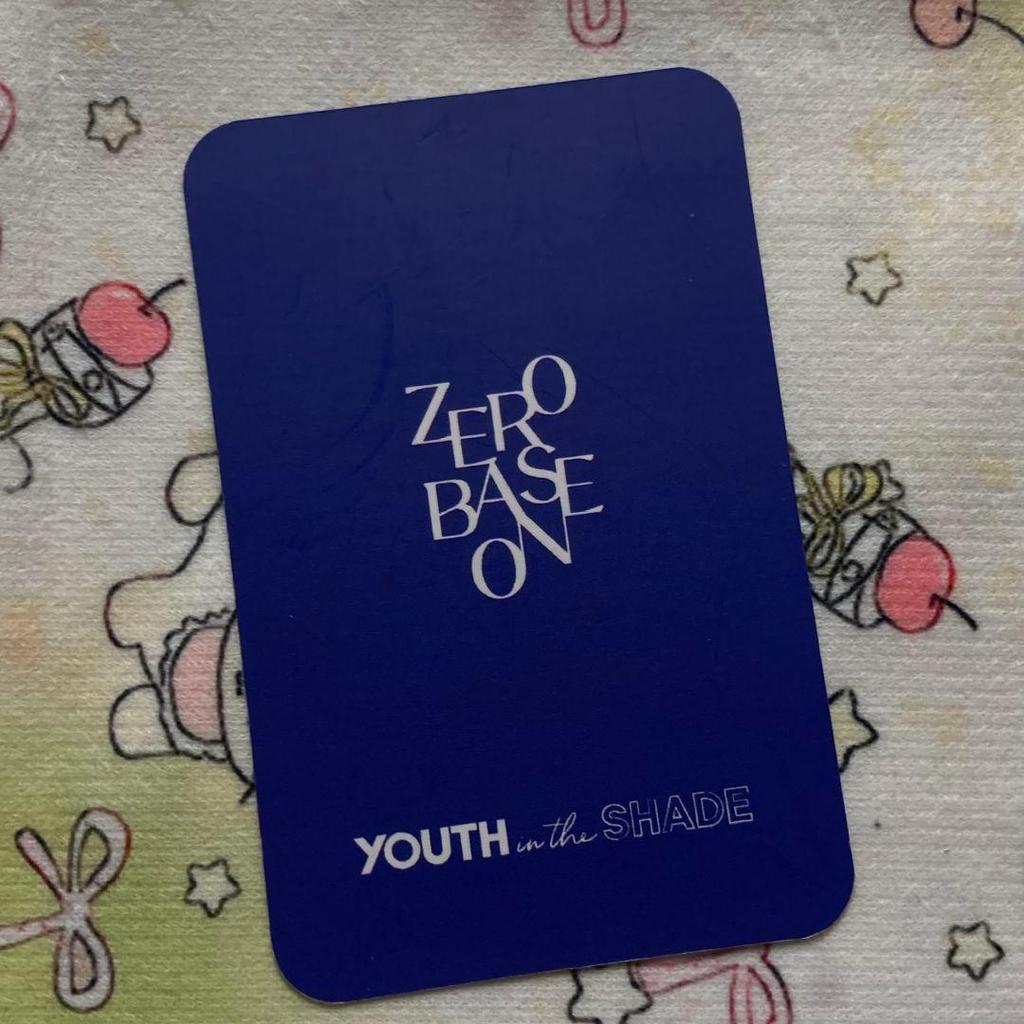 [USED] zb1 3rd week Han Yujin Sanok Zebewan pre-recorded trading card