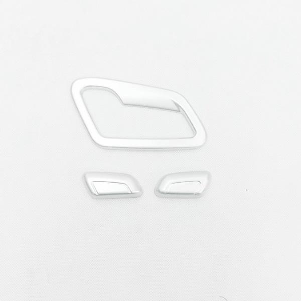 

Для Skoda Superb стайлинга автомобилей автоаксессуары 2016 2017 2018 ABS хромированный второй пилот крышка переключателя регулировки автомобильного сиденья серебряный