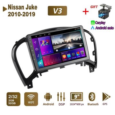 Android Autoradio Stereo Für Nissan Juke 2010-2019 GPS Navigation 2DIN 4 Kern Multimedia Player 2+32GB Carplay Autoradio