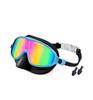 Children's Large Frame Swim Goggles with Nose Cover, Waterproof Anti-Fog, for Boys and Girls
