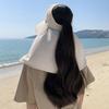 New Wide Brim Sunshade Shawl Cap Wide-Brimmed Breathable Visor Sun Hat Lightweight Neck Protection Hat Summer Season