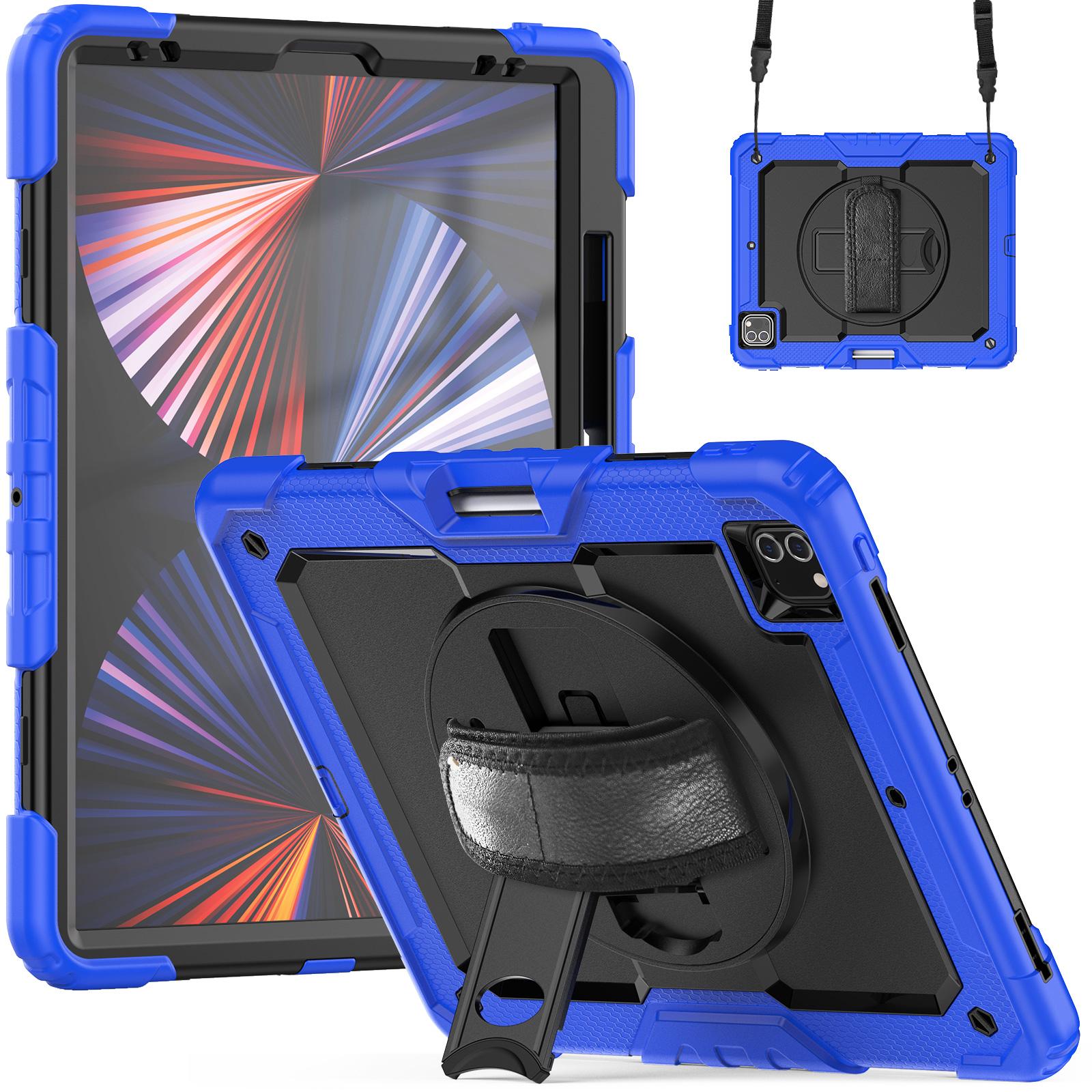 

Armor Stand Case Universal for IPad Pro12.9 2018 2020 2021 2022 3rd 4th 5th 6th Gen Hybrid Cover with Screen Protector 3-Layers Pro 12.9 2018 2020