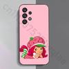 Strawberry Shortcakes Phone Case For Samsung S9,S10,S20,S10,S21,S25,S24,S23,Ultra,FE,Plus,Lite,Soft Silicone Black Cover