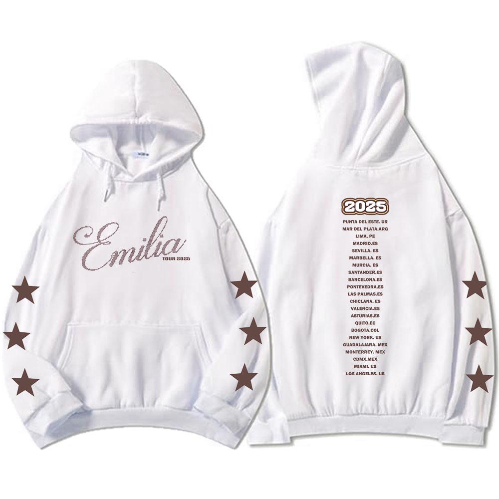 Emilia Mernes Tour Hoodies Long Sleeve Women Men Sweatshirt Autumn Fashion Singer Graphic Sudaderas Unisex Pullovers