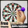 5pcs Integrated Dart Shaft and Flights Standard Shape Dart Flights Shaft Anti-Fall Integrated Dart Flights and Shafts Plastic