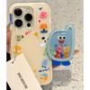 Imd Double Layer Large Hole Cute Summer Star Flower Stand for IPhone17 for Apple 16 Mobile Phone Case 13pro