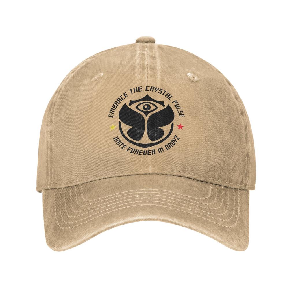 Tomorrowland Belgien 2025 Festivalreise Magisches Futuristisches Festival Logo Lässige Baseballkappe Sommer Trucker-Kappe Snapback-Kappe