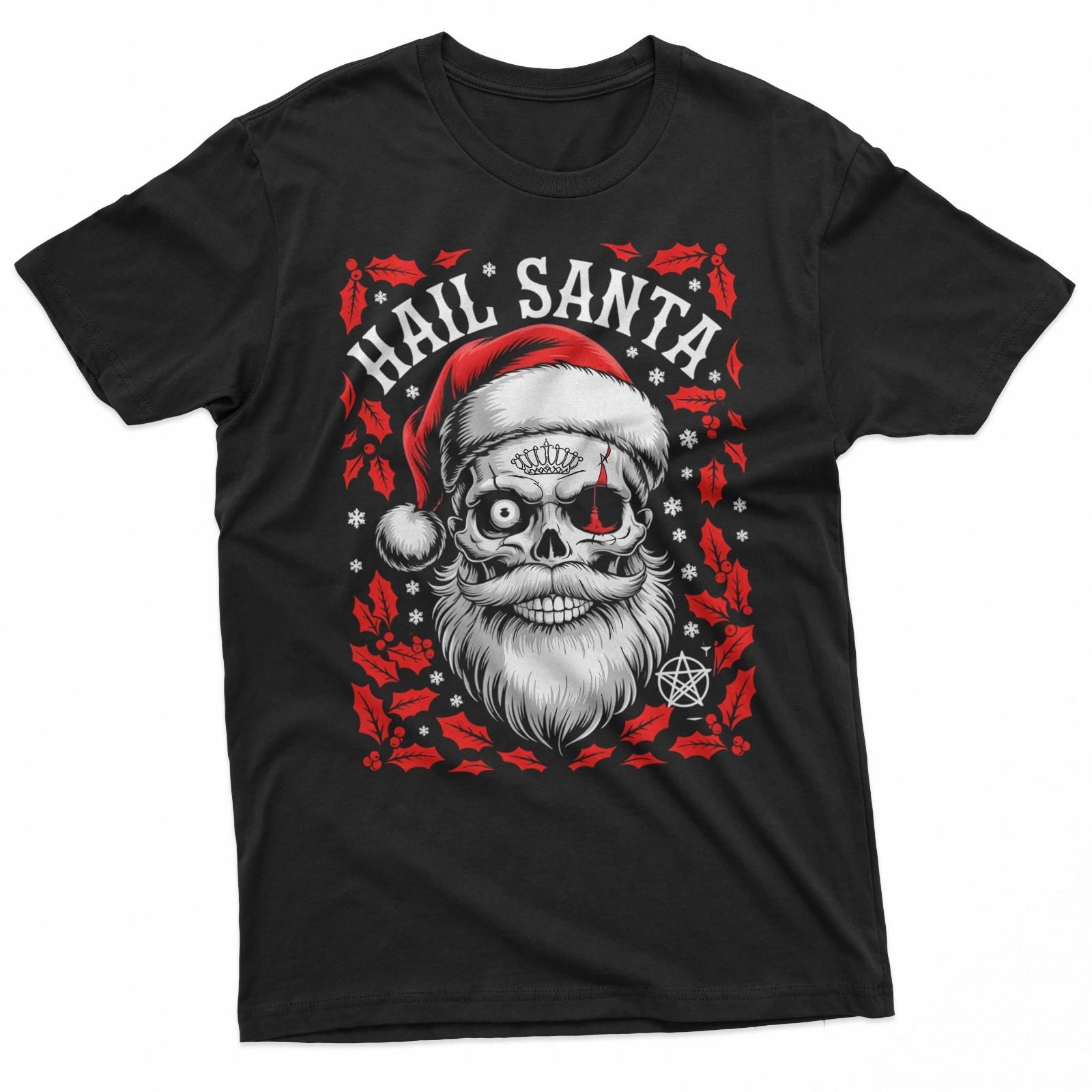 Santa Claus Gothic Funny T-Shirt Unisex T-Shirt S