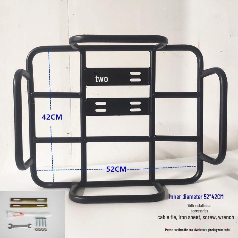 Electric Motorcycle Rear Rack for Food Delivery - Insulated Box Bracket