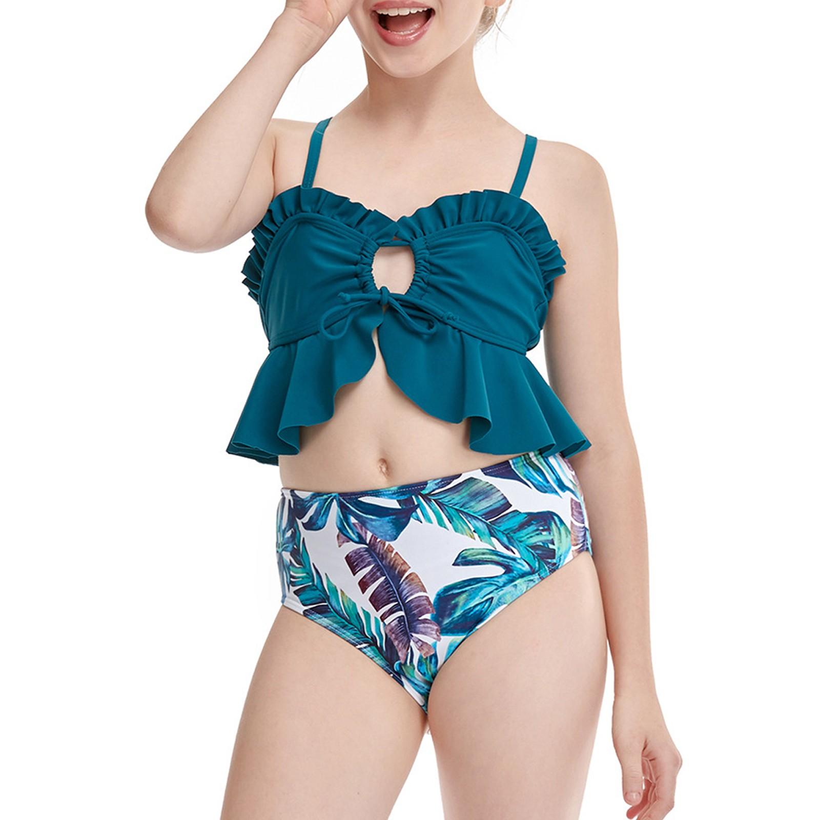 

Летний слитный купальник для девочек - Купальники 140