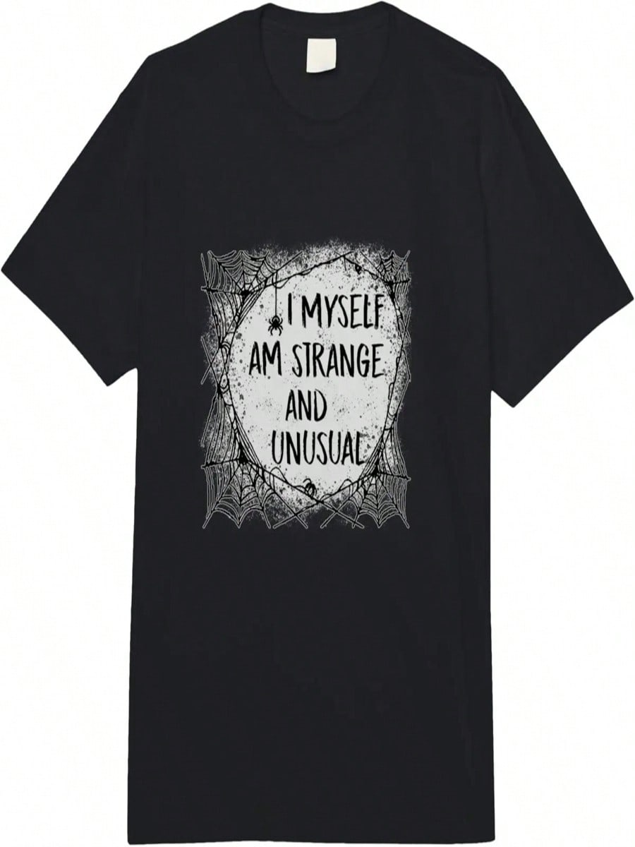 Strange And Unusual Spooky Halloween T 80s 90s Fans Adult Heavyweight T-Shirt S разноцветный