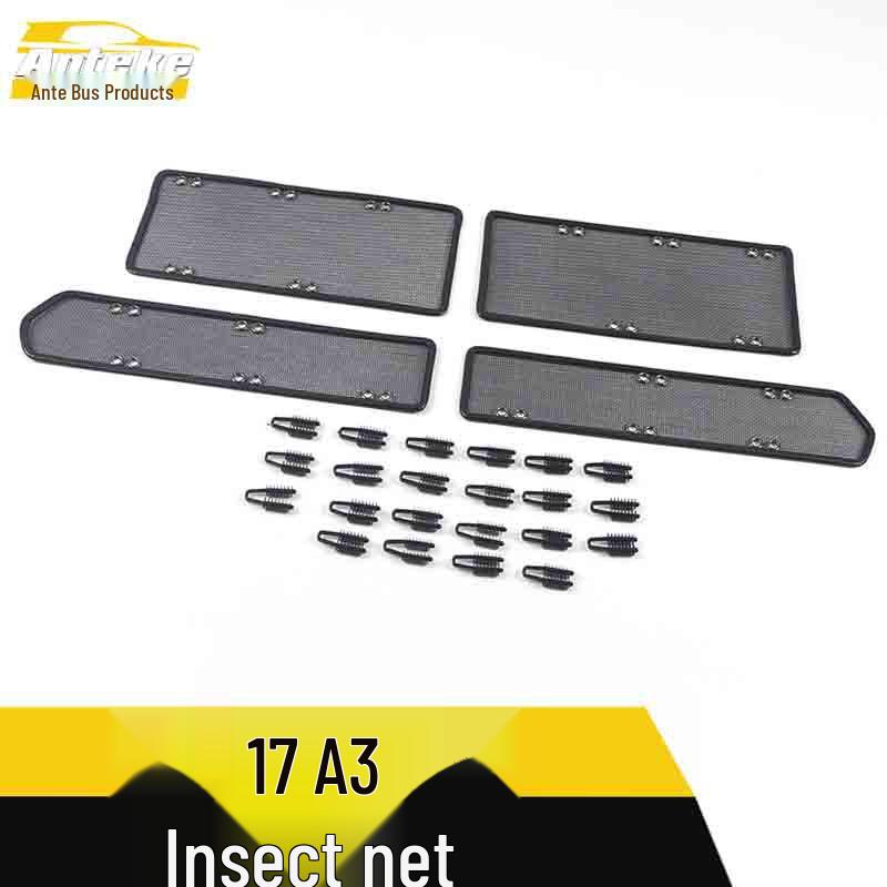 17 A3 Insect Screen Sequins & Diamond Mesh Radiator Protection Net for Car Exterior
