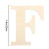 Semi-finished Party Supplies Home Decoration DIY Wood Craft Unfinished Alphabet Blank Paintable 30CM Wooden Letters