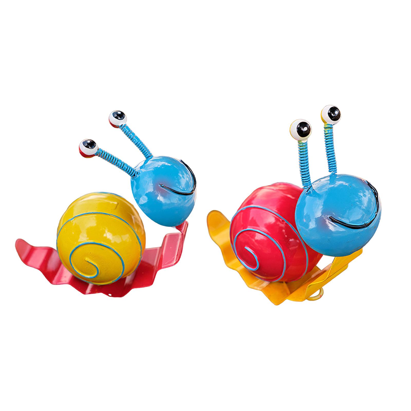 

Металлическая улитка, украшение для сада, ручная работа, очаровательное украшение для газона, настенная скульптура для улицы и помещений, прочная, многоцелевая