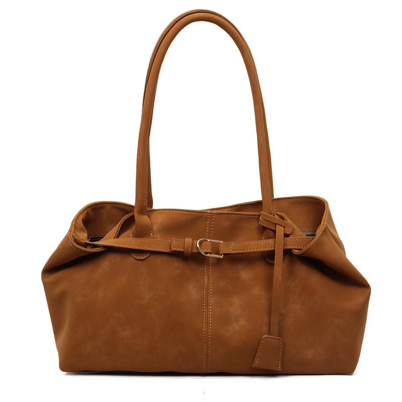 Autumn and Winter Retro Large-capacity Commuter Tote Bag Women's Bag New Fashion Shoulder Underarm Bag Handbag