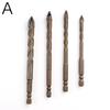 Masonry Concrete Drill Bits For Glass Ceramic Tile Brick Plastic Wood Mason Hard Alloy Wall Hole Opener Hex Shank