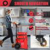 Collapsible Design Toolbox Casters Stainless Steel Rolling Toolbox Caster  Toolbox Mobility