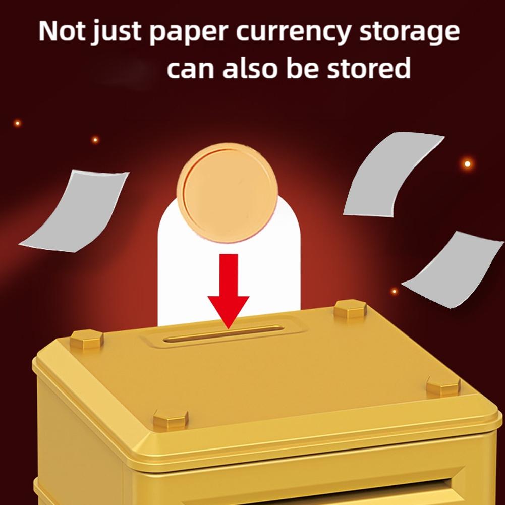 Salvadanaio Creativo ATM Elettronico Salvadanaio con Password Mini Cassaforte Monete Risparmio Contanti Salvadanaio Lucchetto Salvadanaio ATM Regalo per Bambino