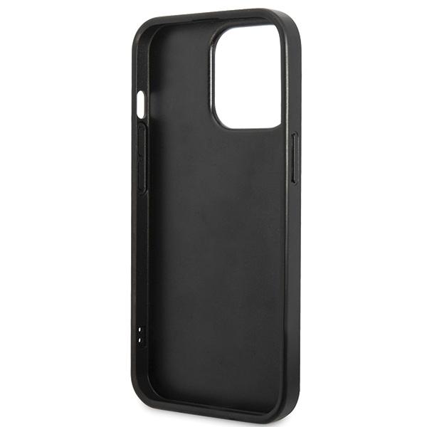 Guess Guhcp13Lps4Dgpk Iphone 13 Pro 6.1 Czarny/Black Hardcase Strass Metal Logo
