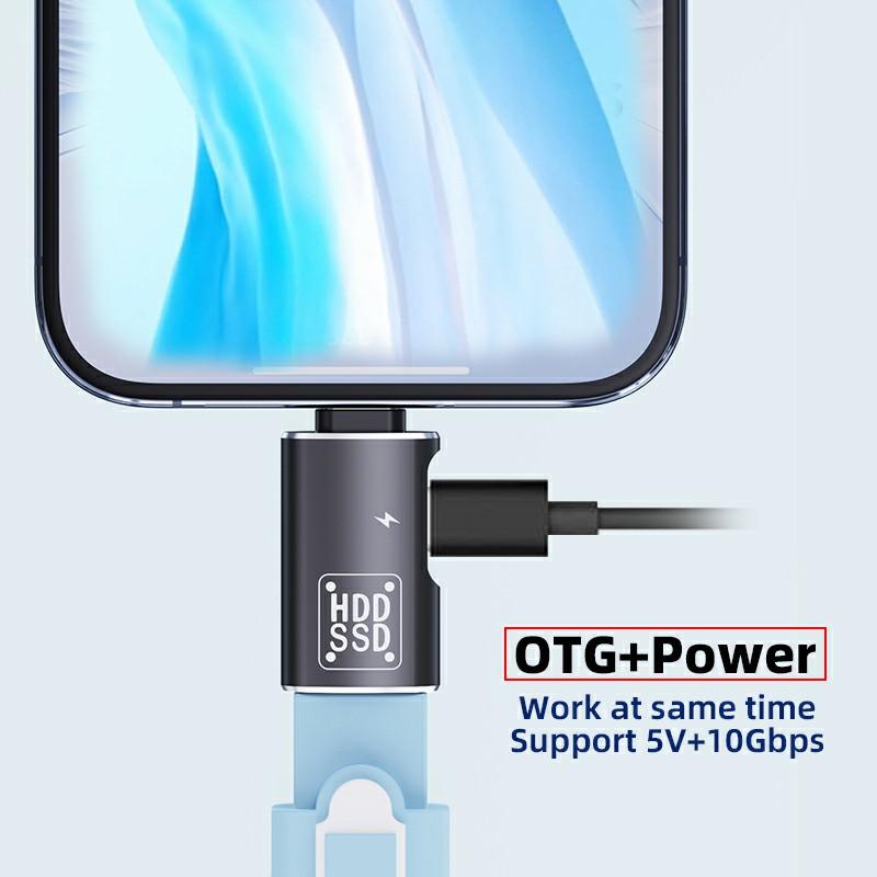 

UC-035-AC 10Gbps Type-C to USB 3.0 Female OTG DC 5V Power Adapter for Tablet Phone As Shown A