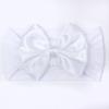 New soft nylon children's hair accessories, baby wide-edge bow elastic headscarf, baby headband.