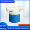 Fully Automatic Blue & White Plastic Water Level Control Valve with 4-Point Side Inlet for Water Tanks