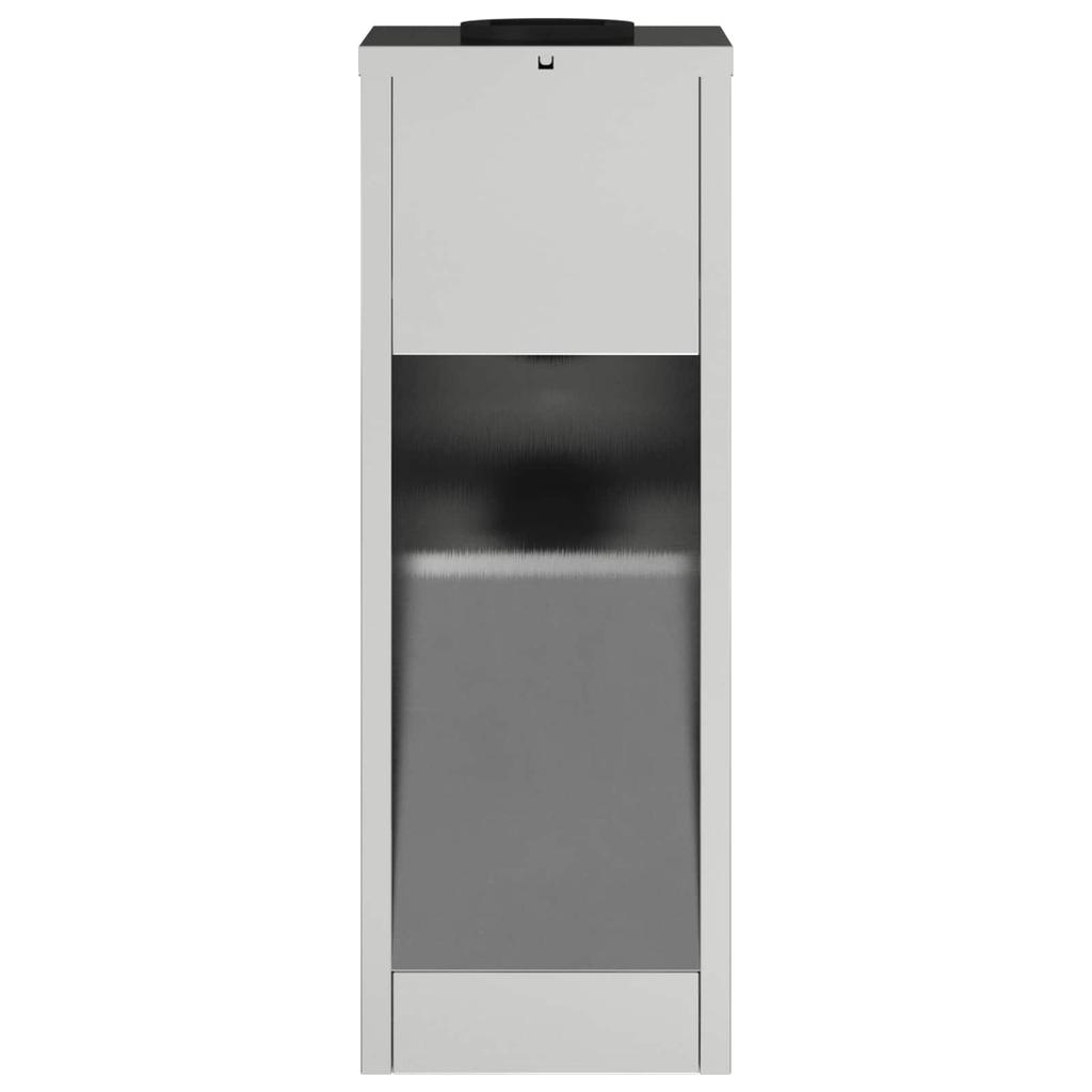 Solar LED Path Light 2 Pcs Silver Galvanized