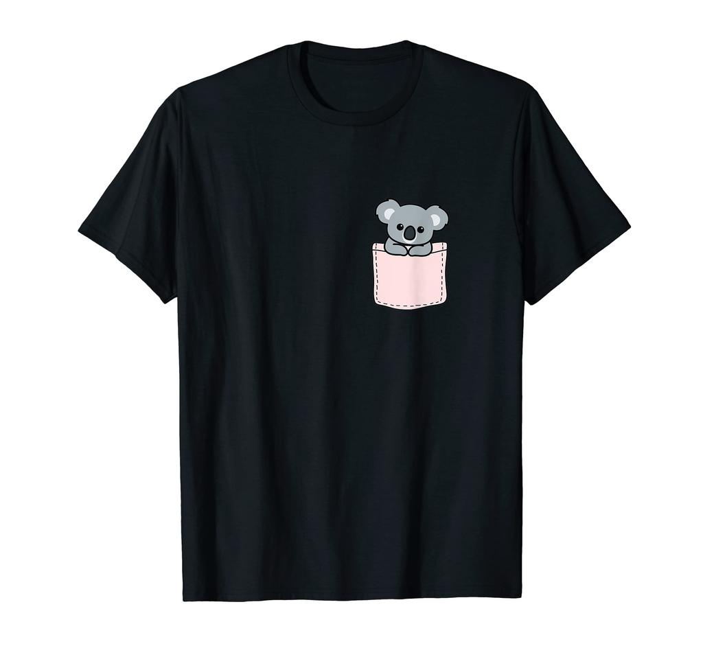 Cute Koala Koala Bear Pocket Animal Men Women Teen Kids T-shirt