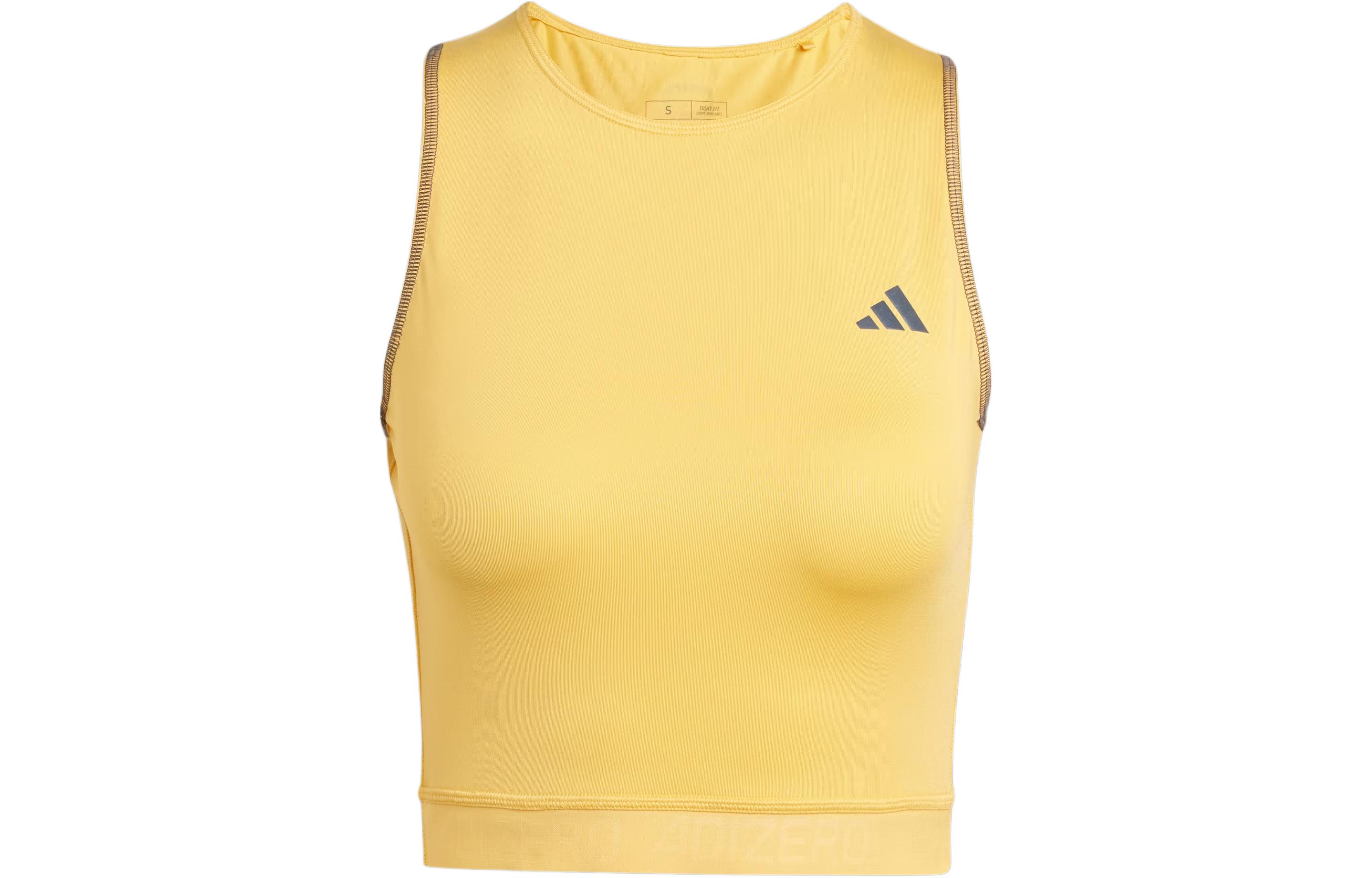 Adidas Free Shipping With AdiClub Adizero Running Crop Tank Top IN1171 M