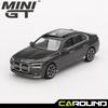 Mini GT (818) 1:64 BMW I7 xDrive60 Diecast Model - Dravit Grey