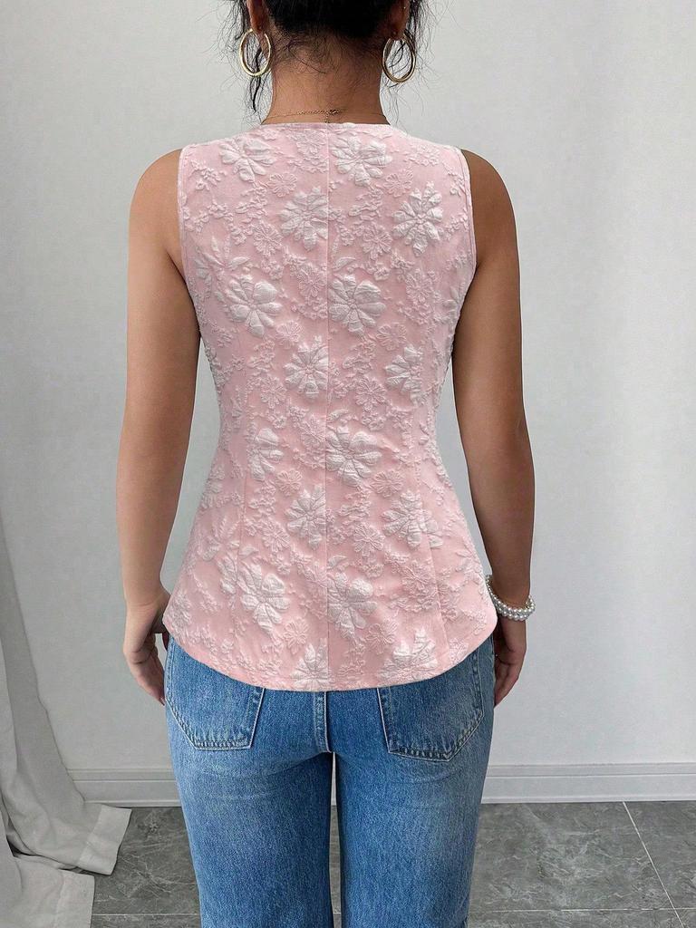 European and American Summer Sleeveless Women's Slimming Fashion Vest