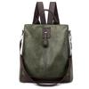 Dam Retro Anti-Stöld PU Ryggsäck - Casual Outdoor Travel Bag 2025