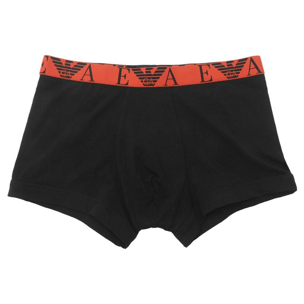 Emporio Armani FW23 Letter Print Casual Boxer Briefs 2-Pack Men underwear 111210-3F715-07320