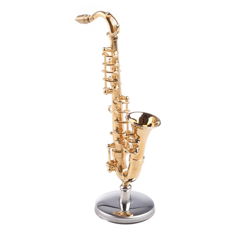 Mini Musical Instrument Miniature Dollhouse Model Mini Alto Saxophone Model