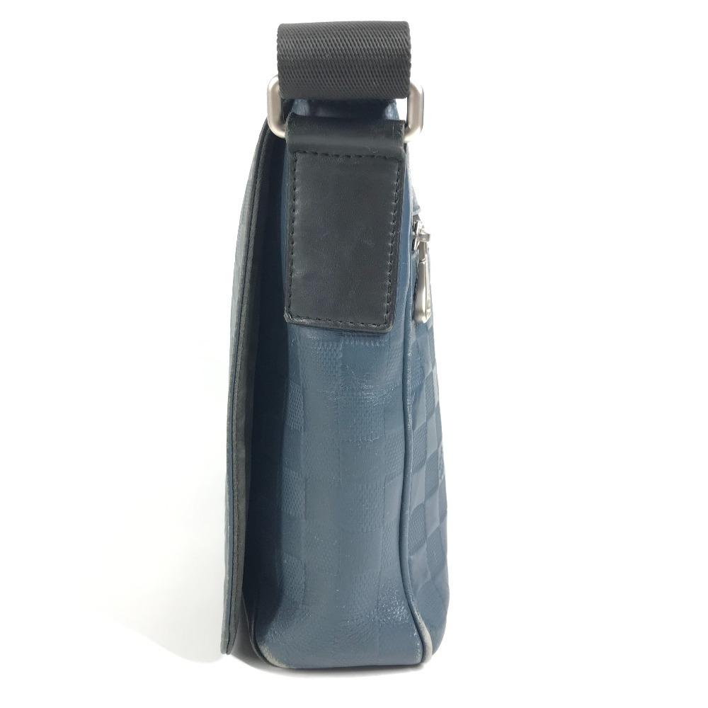 Louis Vuitton N41035 Damier Infini District PM Shoulder Bag Orion blue/Black
