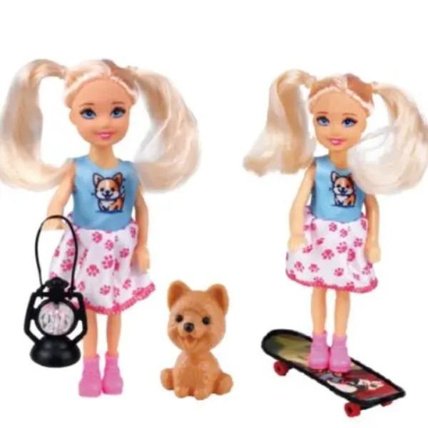 Play House Simulated camping Mini Camp Tent Toys for Girl Portable Miniature skateboard doll Tent Home interaction Children Game