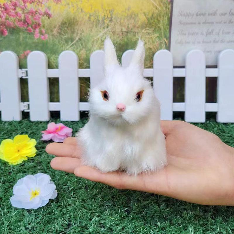 Plüsch Bellende Katze, Hase & Welpen Spielzeug - Pädagogische Tierpuppe für Kinder