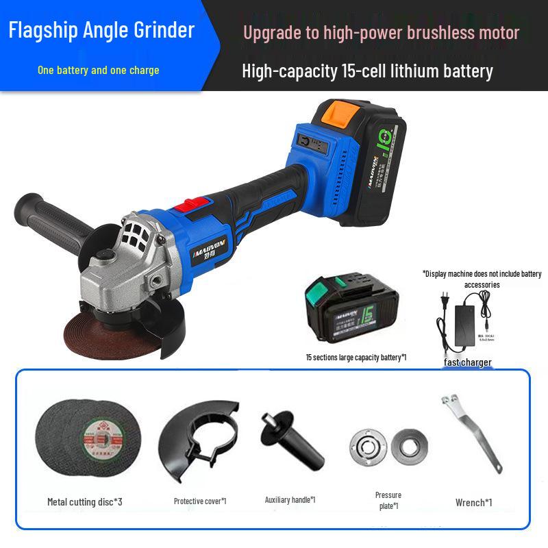 Dayi Cordless Multifunctional Angle Grinder and Polisher (Lithium Battery Powered)