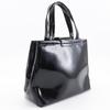 Salvatore Ferragamo Vala Handbag Black Patent Leather Women Used