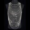 Fashion Luxurious Men Women's Body Chain Underwear With Rhinestone Banquet Stage Performance Party Clothing Jewelry Accessories